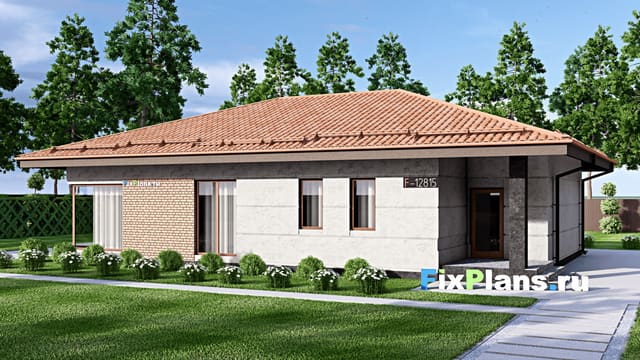Одноэтажный дом F-12815