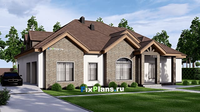 Одноэтажный дом F-16901