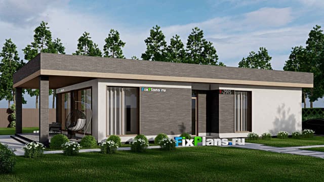 Одноэтажный дом F - 2915